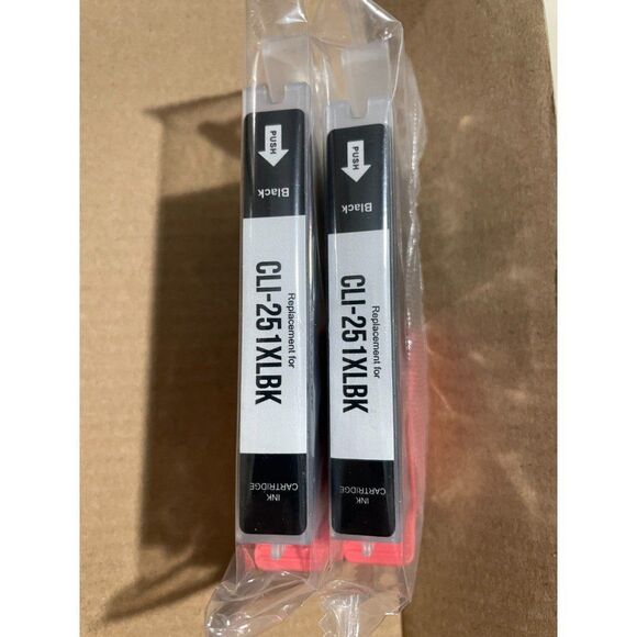 Suprint replacement for Canon CLI-251XLBK (2) - Picture 1 of 1